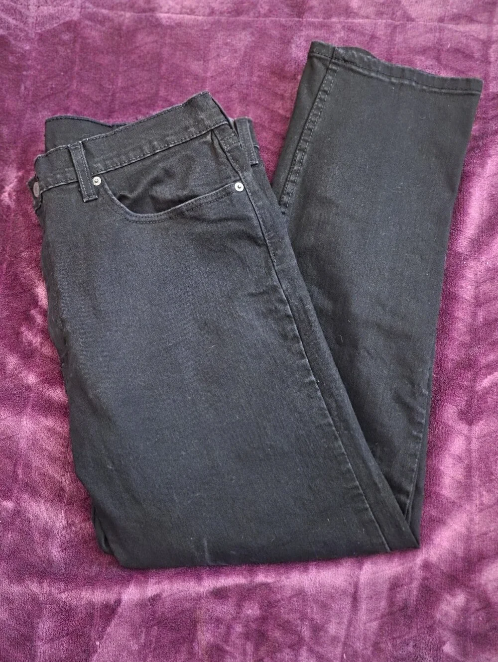 Levi's Black Straight Men's Jeans-502